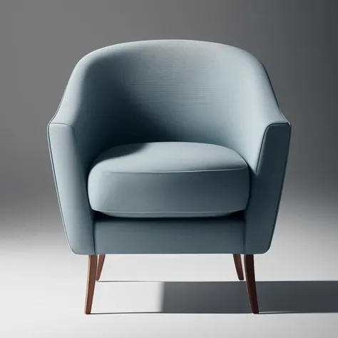emauromin style,armchair,design by Eero Saarinen,octane render,finely detailed,<lora:eddiemauroLora2:0.9>,