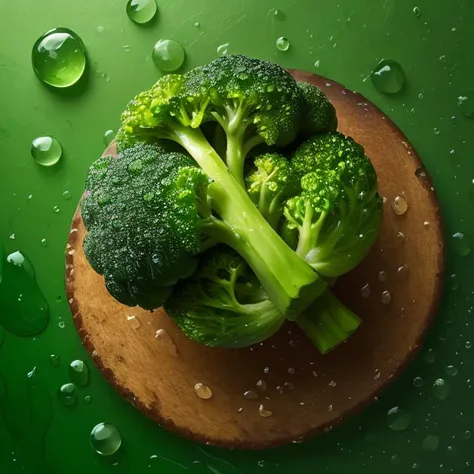 food poster,a few broccoli,no humans,water splashing,food focus,(green background:1.2), masterpiece,best quality, SGST <lora:æ°´æçµåæå½±_v1.0:0.8>