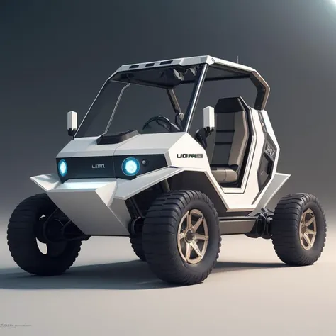 3D product render , futuristic lunar rover, finely detailed, purism, ue 5,minimalism, octane render, 4k,barren planets