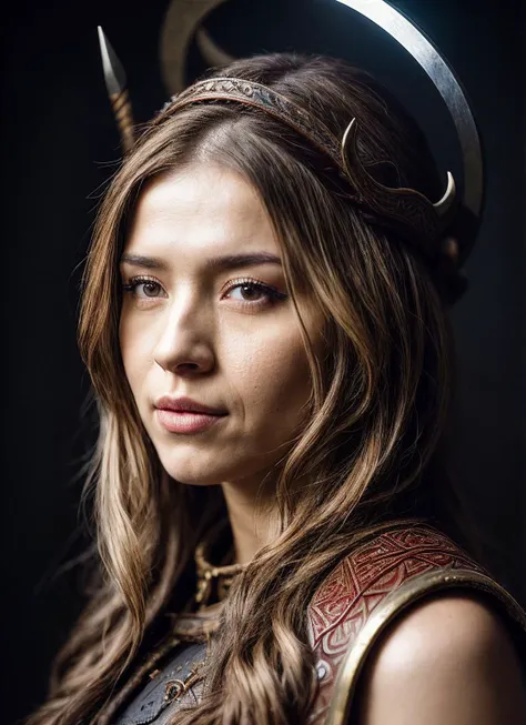 A stunning intricate full color portrait of (sks woman:1) as (viking warrior), (barbarian), epic character composition, by ilya kuvshinov, alessio albi, nina masic, sharp focus, natural lighting, subsurface scattering, f2, 35mm, film grain, <lora:locon_pokimane_v1_from_v1_64_32:1>
