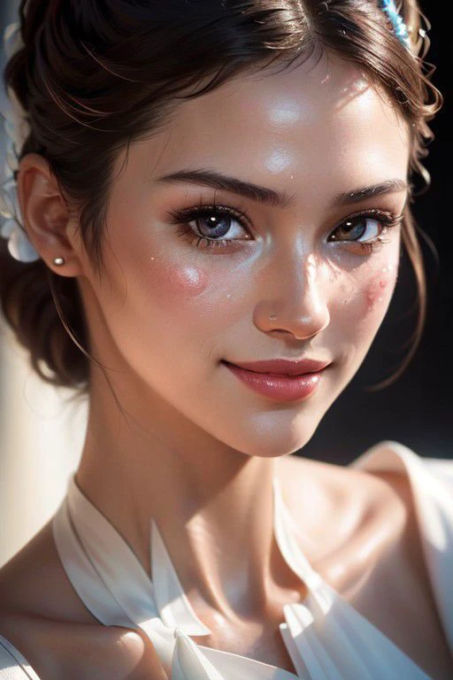 (masterpiece:1.2), (best quality:1.2), film grain, high contrast, colors and shapes, ultra sharp, 8k,((high resolution)), ((shiny skin:1.2)), (((close-up:1.6)),(( face portrait)), smiling videly, (photorealistic:1.3), (diffused soft lighting, skin indentation, highly detailed skin:1.2, ((( instagramm fashion model ))),
<lora:skin_tone_slider_v1:1.2>, <lora:add_detail:0.6>, <lora:hourglassv01:0.7
<lora:weight_slider_v2:-1.1>, <lora:detail_slider_v4:1.1>,