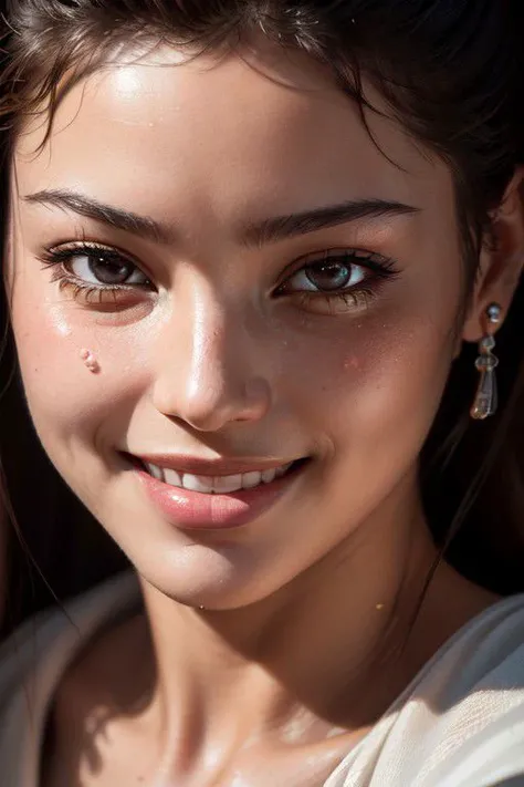 (masterpiece:1.2), (best quality:1.2), film grain, high contrast, colors and shapes, ultra sharp, 8k,((high resolution)), ((shiny skin:1.0)), (((close-up:1.7)),(( face portrait)), smiling videly, (photorealistic:1.4), (diffused soft lighting, (((only funs model ))), deep malt color skin, <lora:Tanlines05:0.6>, <lora:skin_tone_slider_v1:1.4>, <lora:add_detail:0.6>, <lora:hourglassv01:0.7,<lora:weight_slider_v2:-1.0>, <lora:emotion_happy_slider_v1:0.6>, <lora:detail_slider_v4:1.2>,