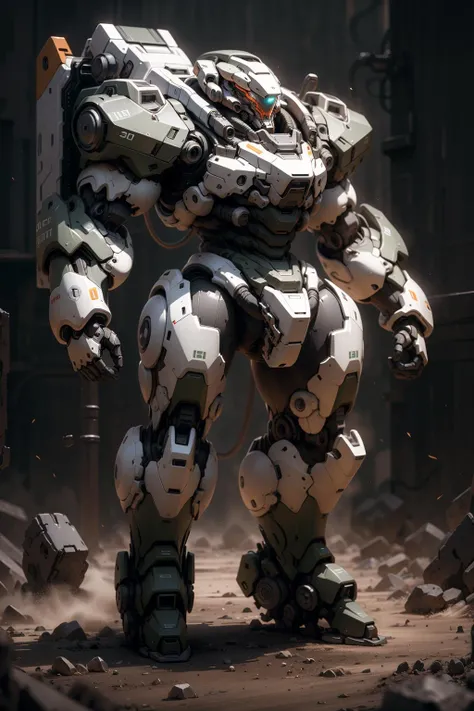 ((best quality)),((masterpiece)),((highres)),((detailed)), original,
DoomMedium,(full body:1.5),
robot, strong, umber, on the dust,