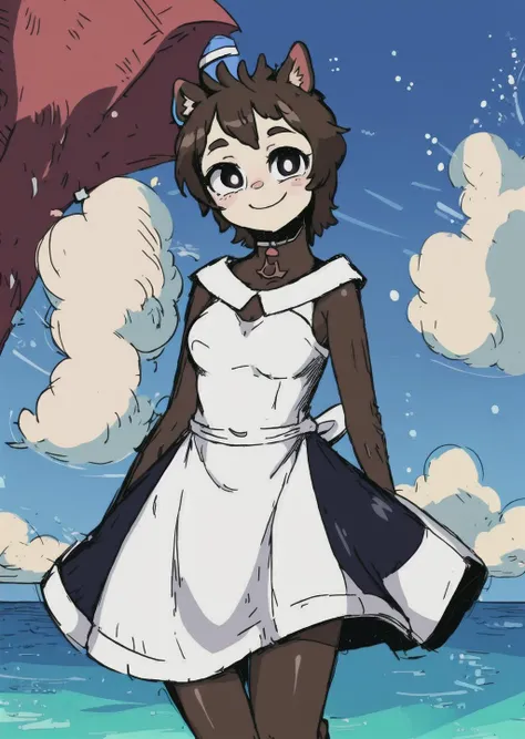 <lora:hedgehogSummerCamp_v10:1>, brown hair, 1girl, 1 girl, solo, pointy hat, summer dress, tiny animal ears, happy,
large pupils, detailed eyes, brown pupils, small smile, breasts,
full body,