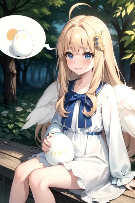 pixar style, left side, white rabbit character, white hair, 2 ear, shining eyes, blush, flying, carrot, no background, wing like angel