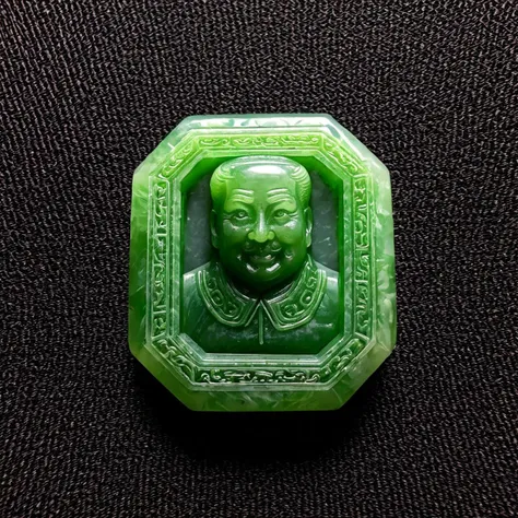 president ?????????? amulet <lora:British_Museum_Amulets:1>, ancient, jade, high resolution, beautiful, highest quality, masterpiece, highly detailed