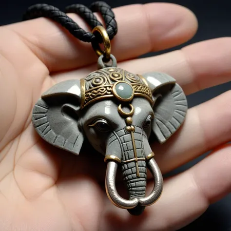 viking elephant head amulet <lora:XL_British_Museum_Amulets-000009:1>