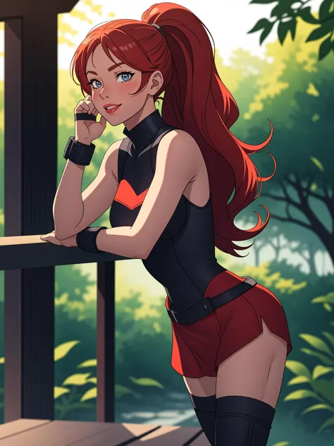 AnjelikaV2, (best quality, masterpiece:1.3), 1girl, upper body, standing, film grain, blurry foreground, anime screencap, closed mouth, light smile, chainmail, pauldrons, arm guards, wrist guards, wooden bridge, tree, dappled sunlight, light particles, drill ponytail, against railing, railing,
masterpiece, best quality, artgem, digital art, intricate detail, highres, <lora:PAseer-SD15-LCM Quick:1> <lora:add_sharpness:1>