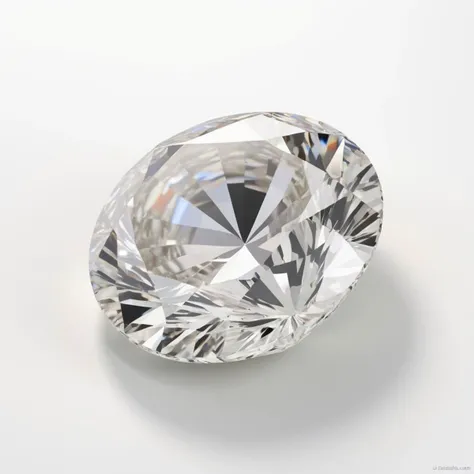 natural diamond gemstone, white background, centred in frame, zoom in, 8K, octane, ultrasharp