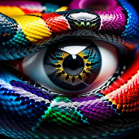 Colorful ink cascaded the canvas,forming snake eye,photo,studio lighting,hyperrealistic,big depth of field,concept art,colors,hyperdetailed,hyperrealistic,(big depth of field),(moody lighting),(ambient light),((cinematic)),