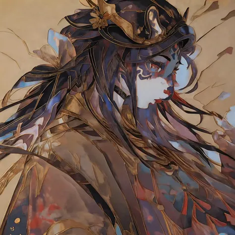 Masterpieces,official art,female anthro,delicated face,(delicated eyes,starry),pantherine,slim,(long hair,shiny hair,floating,translucent hair),east asian clothing,black fur,claws,shy,blush,(lying on back),looking at viewer,narrowed eyes,arms_at_sides,sharp focus,(ultra detailed),
BREAK
translucent skin,loose east asian clothing,beige rope,armpits,detached sleeves,side split,(red sashes with argyle pattern),fine fabric emphasis,purple gemstone pendant,<lora:Cloisonne:1.2>,Dalle de verre,(illustration),(paper figure),(lococo),((impasto)),(shiny skin),(((golden outline))),