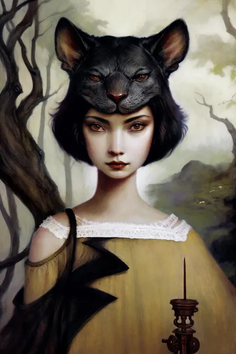 dark fantasy art, strange creatures, by Audrey Benjaminsen <lora:Audrey_Benjaminsen_ArtStyle:0.85>