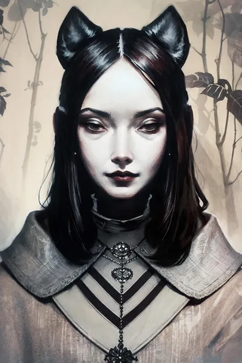 dark fantasy art, by artist Audrey Benjaminsen <lora:Audrey_Benjaminsen_ArtStyle:0.95>