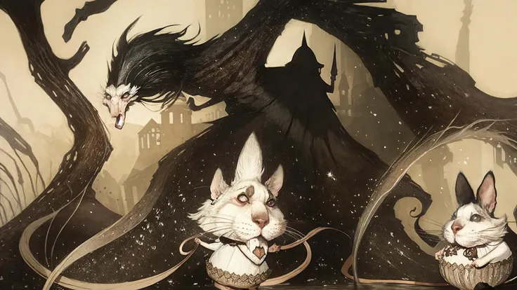 dark fantasy art, by artist Audrey Benjaminsen <lora:Audrey_Benjaminsen_ArtStyle:0.95>