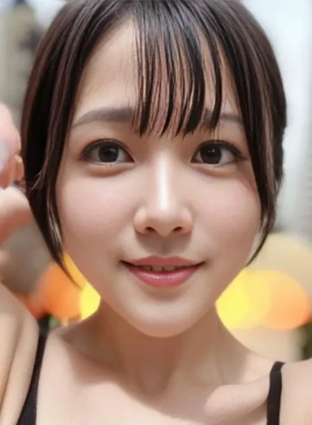 Skinny Japanese 40s woman in a costume of 1960s, cute face, detailed face, detailed eyes, a sepia-toned photo