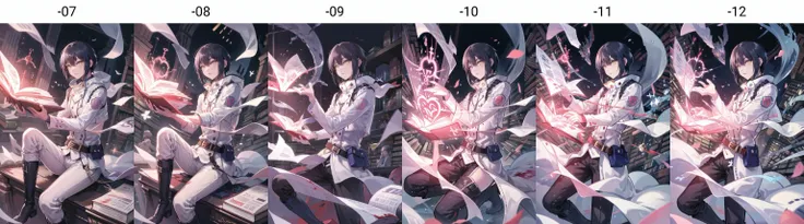 masterpiece, best quality, high quality, highres,
<lora:BloodlineLong-07:0.7>, Bloodline Long, Bloodline Long suit, solo, short hair,1boy, male focus, boots, belt,book, library, magic circle, light particles, slit pupils, (aged up:1.3),