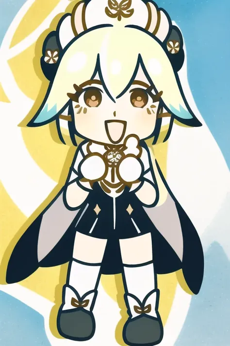 (1girl:1.2), chibi, full body,
<lora:TsumasakySucrose_v1:0.9> sucrose \(genshin impact\), (happy:0.9), friendly, playful
<lora:bocchiEdStyleLora_bocchiEdStyle:1>