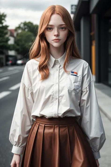 HaleyH, PA7_Photo, Street photography, Gorgeous, early twenty, woman, Long hair, Straight hair, Red hair, Brown eyes, Defined Cupid's Bow lips, Peach lips, Curious, Medium breasts, Sheer, Midi skirt, Soft light, Halos, Night, Overcast, Abstract background, Canon EOS R5, Nokton 50mm f1.1, Drone shot, BREAK PA7_Portrait-ECU, Eye level, Fujifilm color, Technicolor, (((PA7_Human-Likeness)))
<lora:add_detail:0.5>