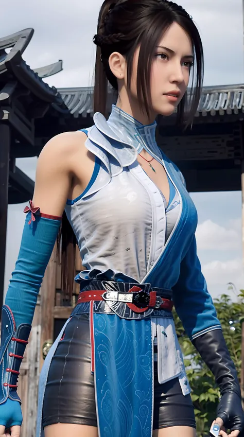 masterpiece,best quality,1girl,long hair, ponytail,chinese clothes, <lora:jiruxue:0.8>, cowboy shot, dynamic pose, dynamic angle