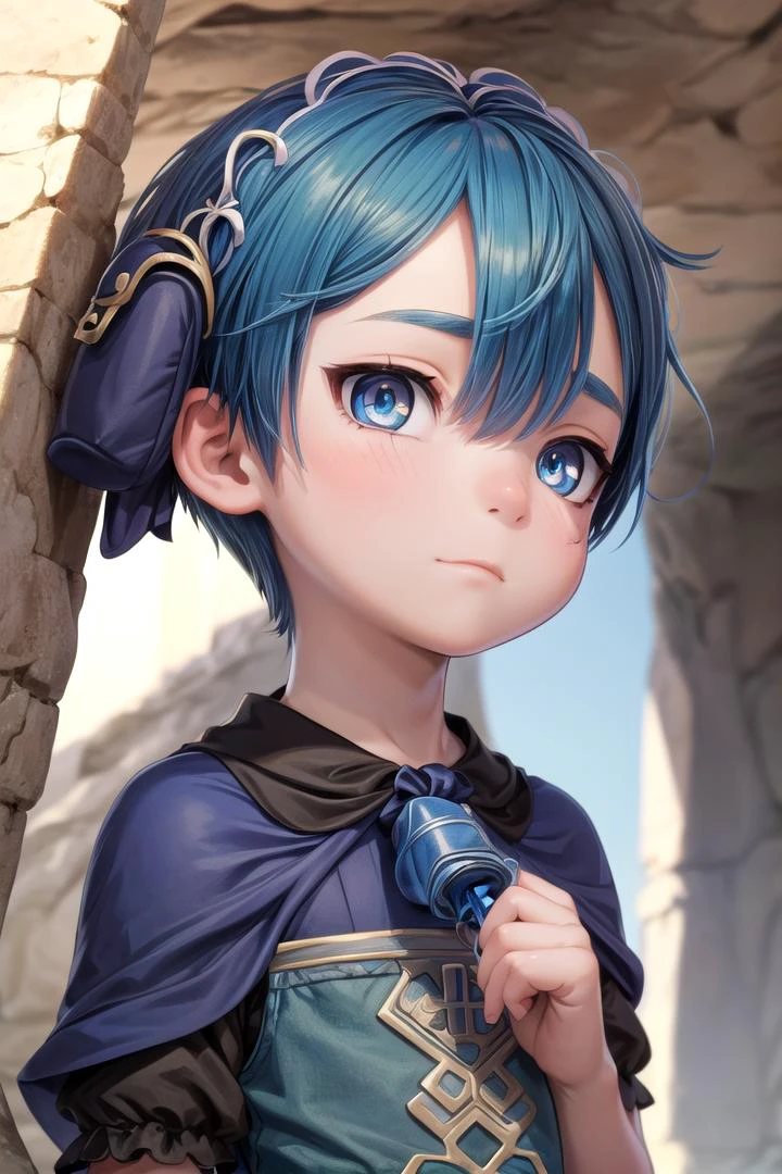 (1 boy:1.6),(male face details:1.4),more details in eyes,cute,looking at viewer, adorabel boy,cute face,details sky,handsome,young,juvenile,((masterpiece:1.4,best quality)),multiple details, eyeshadow,sfw, full shot, full body, standing, (small body:1.4)
<lora:more_details:0.5>, cave, <lora:Maruruk_Made_in_Abyss:0.8>, Maruruk