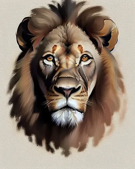 <lora:oilsketch:1> oilsketch a lion