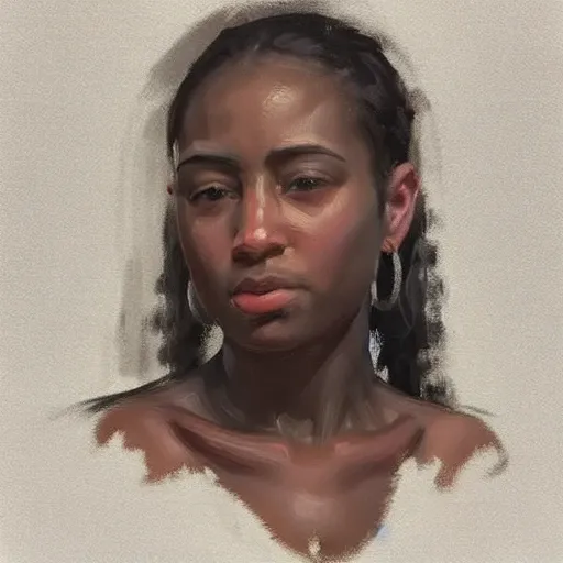 <lora:oilsketch:1> oilsketch a young black woman