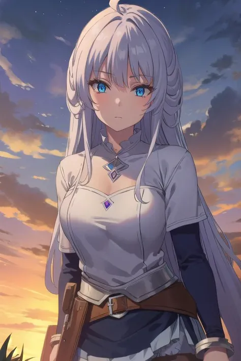 Fantasy RPG character, 26-year-old woman, White Mage, Healing magic user, Cleric, White robe, ((anime)), ((best qualtiy, 8K, tmasterpiece:1.3)), Focus:1.2, perfect figure beautiful woman:1.4, 1woman, cowboy shot, look at viewer, eyes facing the camera, incredibly absurd, beautiful and cute woman, showcasing top-quality craftsmanship, cute, neat,pretty