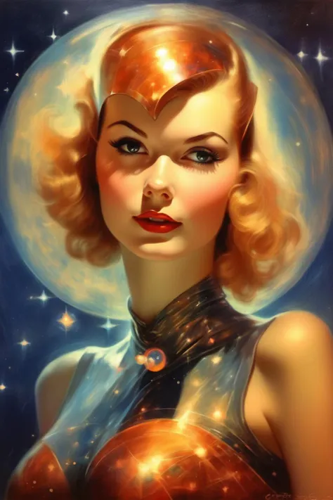 <lora:Rolf Armstrong Style:1>Rolf Armstrong Style - Alina Starkov from the Grishaverse