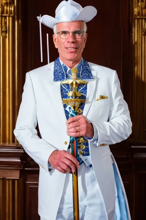 peter welch <lora:senate_090_peter_welch:0.65> , face closeup, face focus, shirt, formal, suit, collared shirt, white shirt, jacket,
Clad in a medieval jester outfit with bells on the hat, standing in a castle's throne room, holding a scepter with a funny face on top,
best quality, masterpiece, HDR, professional, studio quality, highres,