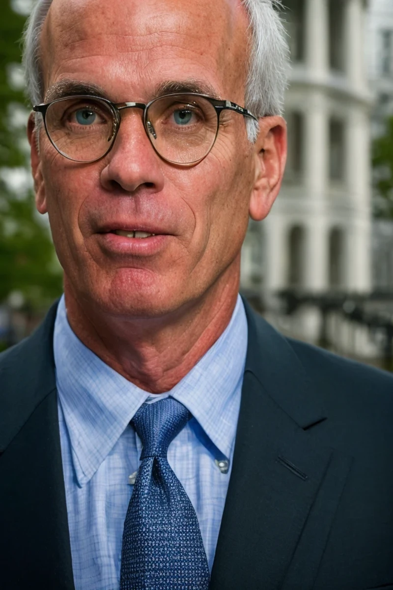 peter welch <lora:senate_090_peter_welch:0.65> , face closeup, face focus, shirt, formal, suit, collared shirt, white shirt, jacket,
capitol hill at background,
best quality, masterpiece, HDR, professional, studio quality, highres,