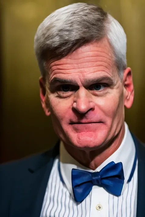 bill cassidy <lora:senate_035_bill_cassidy:0.65> , face closeup, face focus, shirt, formal, suit, collared shirt, white shirt, jacket,
,
best quality, masterpiece, HDR, professional, studio quality, highres,