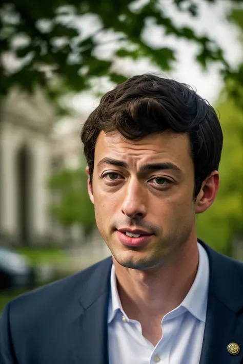 jon ossoff <lora:senate_019_jon_ossoff:0.65> , face closeup, face focus, shirt, formal, suit, collared shirt, white shirt, jacket,
capitol hill at background,
best quality, masterpiece, HDR, professional, studio quality, highres,