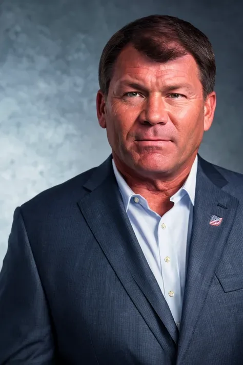 mike rounds <lora:senate_082_mike_rounds:0.65> , face closeup, face focus, shirt, formal, suit, collared shirt, white shirt, jacket,
American flag at background ,
best quality, masterpiece, HDR, professional, studio quality, highres,