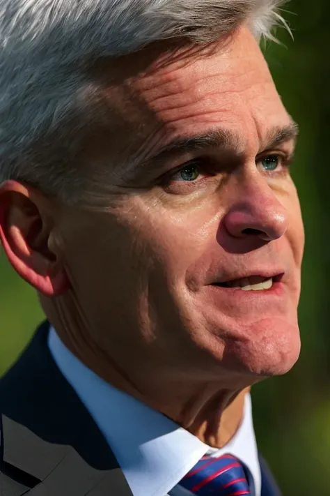 bill cassidy <lora:senate_035_bill_cassidy:0.65> , face closeup, face focus, shirt, formal, suit, collared shirt, white shirt, jacket,
capitol hill at background,
best quality, masterpiece, HDR, professional, studio quality, highres,