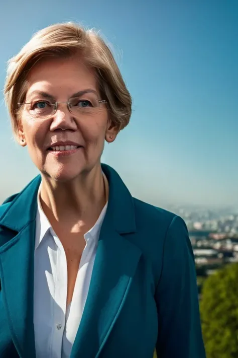 elizabeth warren <lora:senate_041_elizabeth_warren:0.65> face closeup, face focus, shirt, formal, suit, collared shirt, white shirt, jacket,
capitol hill at background,
best quality, masterpiece, HDR, professional, studio quality, highres,