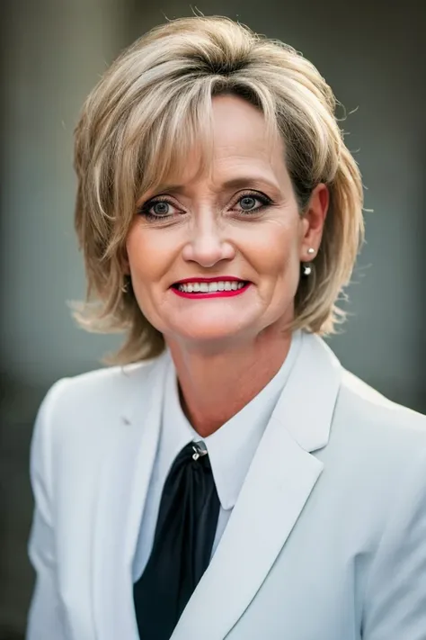 cindy hyde-smith <lora:senate_048_cindy_hyde-smith:0.65> , face closeup, face focus, shirt, formal, suit, collared shirt, white shirt, jacket,
capitol hill at background,
best quality, masterpiece, HDR, professional, studio quality, highres,