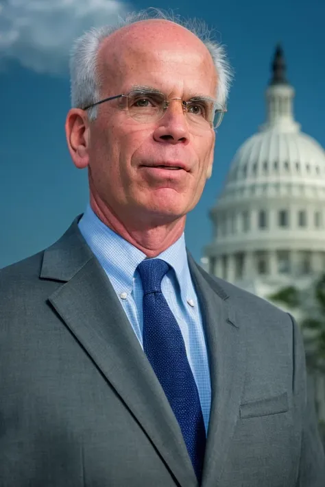 peter welch <lora:senate_090_peter_welch:0.65> , face closeup, face focus, shirt, formal, suit, collared shirt, white shirt, jacket,
capitol hill at background,
best quality, masterpiece, HDR, professional, studio quality, highres,