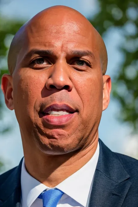 cory booker <lora:senate_060_cory_booker:0.65> , face closeup, face focus, shirt, formal, suit, collared shirt, white shirt, jacket,
capitol hill at background,
best quality, masterpiece, HDR, professional, studio quality, highres,