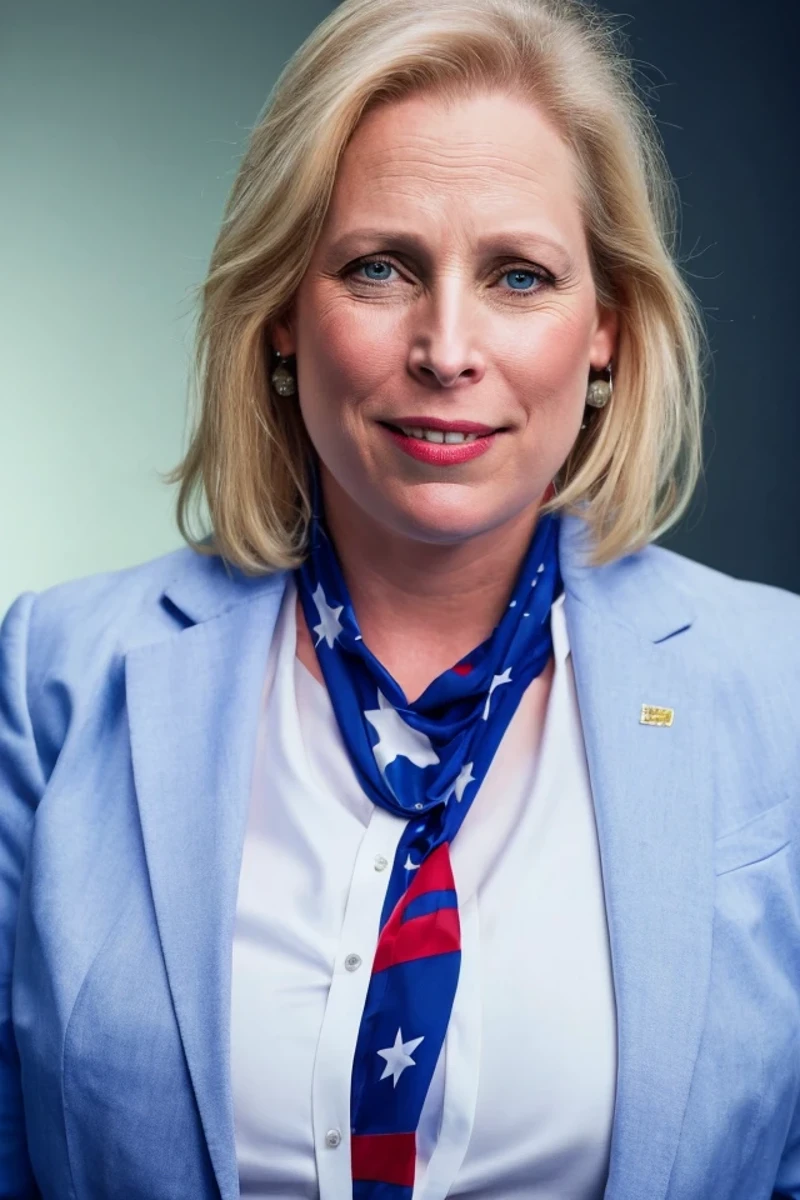 kirsten gillibrand <lora:senate_064_kirsten_gillibrand:0.65> , face closeup, face focus, shirt, formal, suit, collared shirt, white shirt, jacket,
American flag at background ,
best quality, masterpiece, HDR, professional, studio quality, highres,