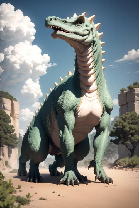 a Stegasaurus