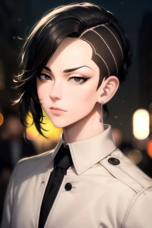 photorealistic, (4k), depth of field, (Masterpiece), (realistic skin texture), extremely detailed, intricate, hyper detailed, high resolution, professional photography, bokeh, depth of field, sharp detail, best quality, , 1boy, solo, male focus, <lora:hajime_kokonoi:0.76>, hajime_kokonoi, black hair, black eyes, short hair, bangs, day of the dead costume, dam,