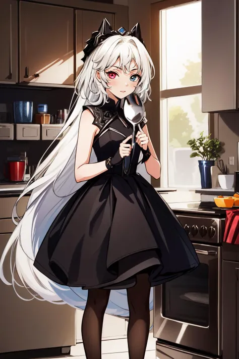 (masterpiece, best quality), intricate details,
1girl, <lora:EDG_Zoe:0.8> edg zoe, 1girl, heterochromia, short dress, black dress, pantyhose, very long hair, fingerless gloves,
<lora:ComicallyLargeSpoon:0.8> ComicallyLargeSpoon,