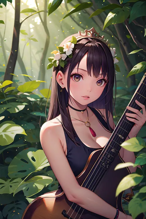 masterpiece, best quality,1girl,young girl,brown eyes,drill hair,happy _face,shiny skin,(nice leg line:1.3),thin waist,huge breasts,
BREAK
exploration, ruins, treasures, puzzles, guardians, adventure, danger, discovery
BREAK
around crowd:1.1,depth of field,looking at viewer,sitting,from front,upper body