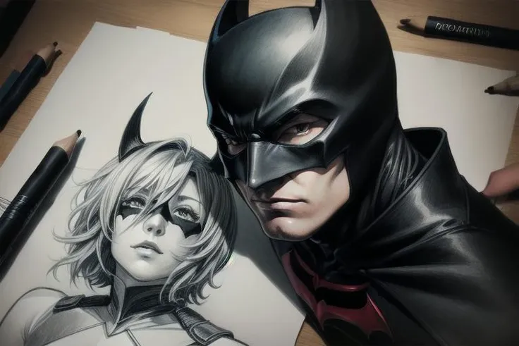 anime drawing The Dark Knight (2008)<lora:add_detail:0.5>