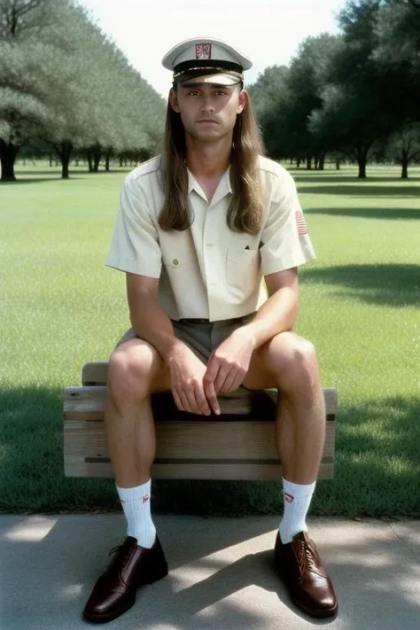 portrait , masterpiece, photo RAW, of Forrest Gump (1994)