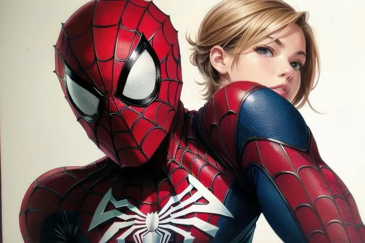 anime drawing Spider-Man (2002)<lora:add_detail:0.5>