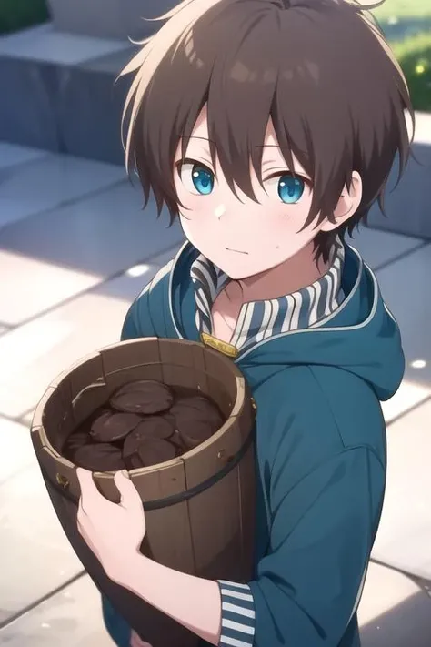 masterpiece, best quality, movie still, 1boy, solo, male focus, looking at viewer, , depth of field, ligne claire, , <lora:ryuu_akagami_no_shirayuki-hime:0.76>, ryuu_akagami_no_shirayuki-hime, brown hair, blue eyes, , The Shattering Isles, 8k resolution