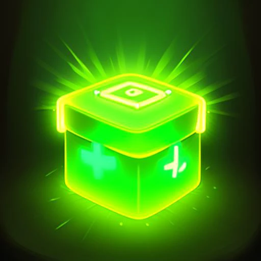 cureglowing\(skill icon\),glowing <lora:GameIcon_Skill_Healing:1>