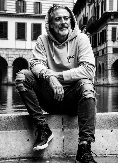 portrait of sks person, in Florence, at the Ponte Vecchio, Ripped jeans and oversized hoodie, by Michael Kenna, epic character composition, natural lighting,
<lora:locon_perfecteyes_v1_from_v1_64_32:0.25>, perfecteyes
<lora:locon_perfectsmile_v1_from_v1_64_32:0.1>, (perfectsmile:0.7)
<lora:add_detail:0.6> <lora:locon_jdmnegan_v1_from_v1_64_32:1>