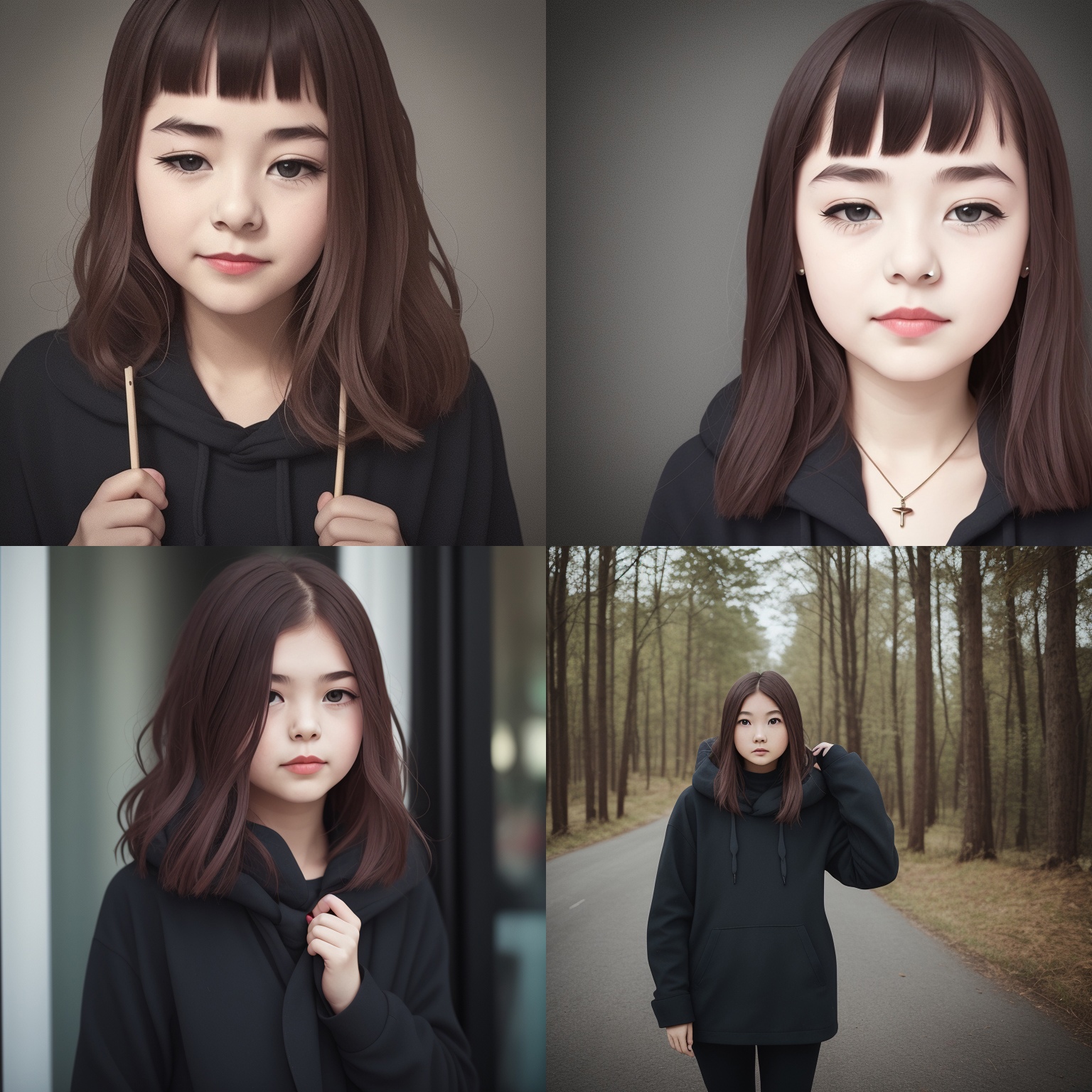 Menhera Kurumi Nanase (Menhera Shoujo Kurumi-chan) stickers only v1.0